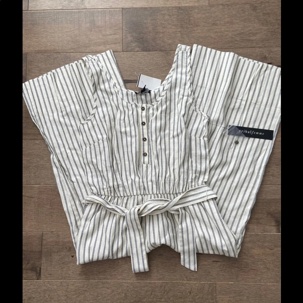 Tribal femme jumpsuit NWT